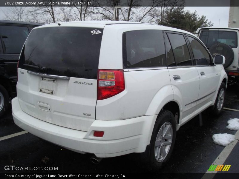 Alpine White / Black/Tan 2002 Isuzu Axiom AWD