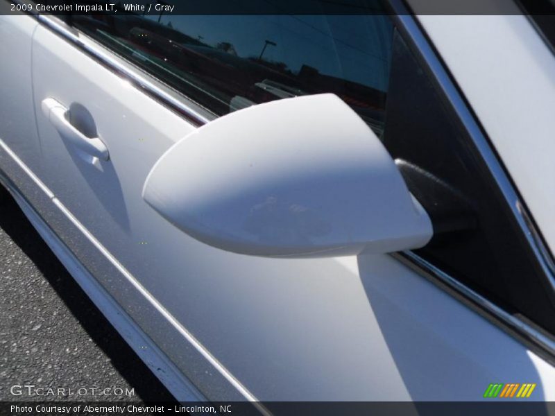 White / Gray 2009 Chevrolet Impala LT
