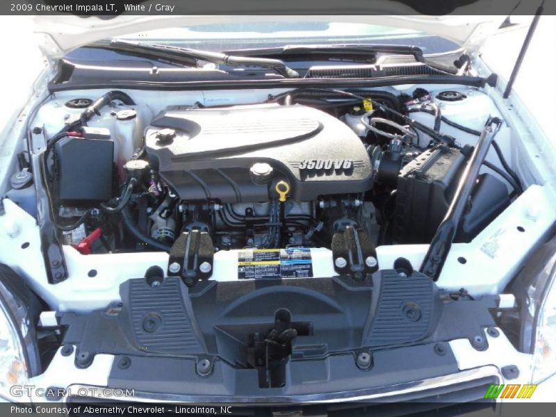 White / Gray 2009 Chevrolet Impala LT