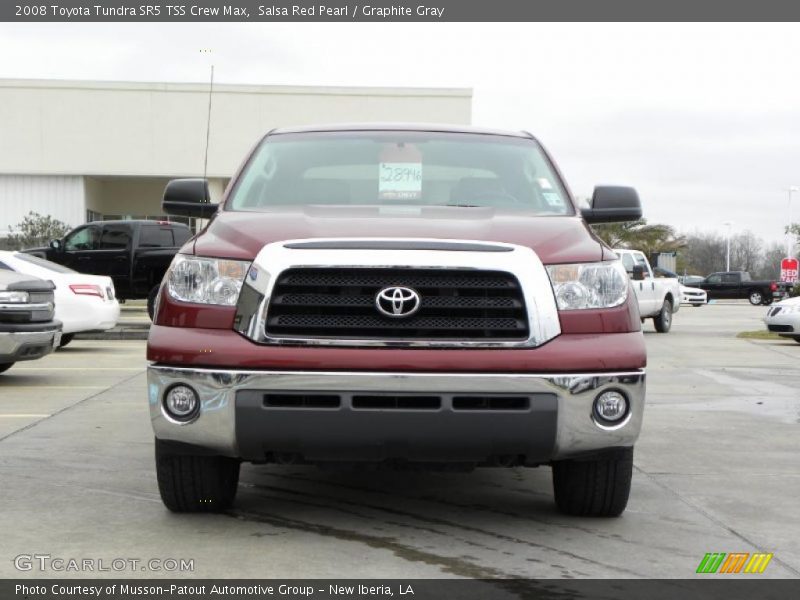 Salsa Red Pearl / Graphite Gray 2008 Toyota Tundra SR5 TSS Crew Max