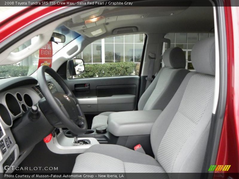 Salsa Red Pearl / Graphite Gray 2008 Toyota Tundra SR5 TSS Crew Max