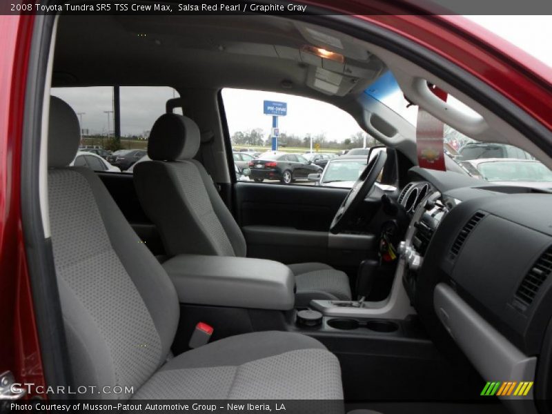 Salsa Red Pearl / Graphite Gray 2008 Toyota Tundra SR5 TSS Crew Max