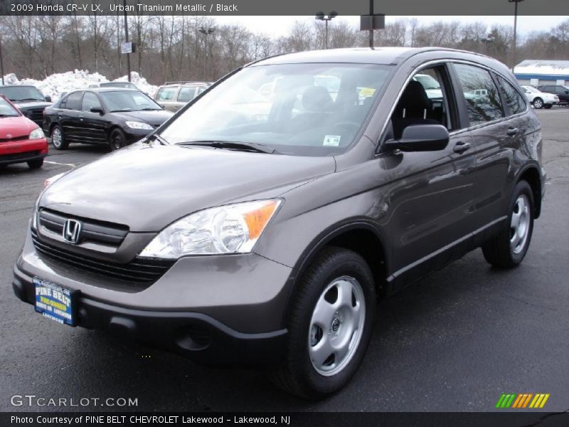 Urban Titanium Metallic / Black 2009 Honda CR-V LX