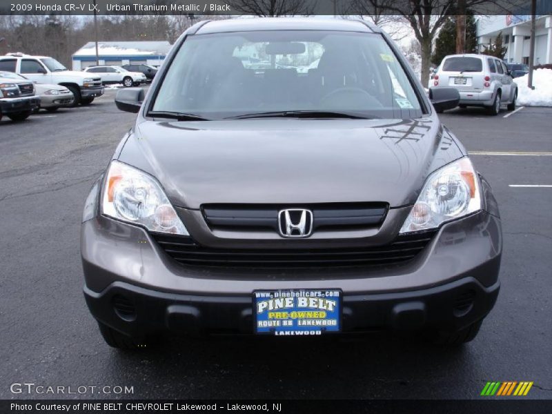 Urban Titanium Metallic / Black 2009 Honda CR-V LX