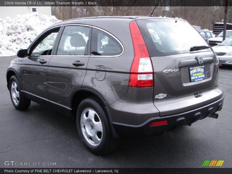 Urban Titanium Metallic / Black 2009 Honda CR-V LX