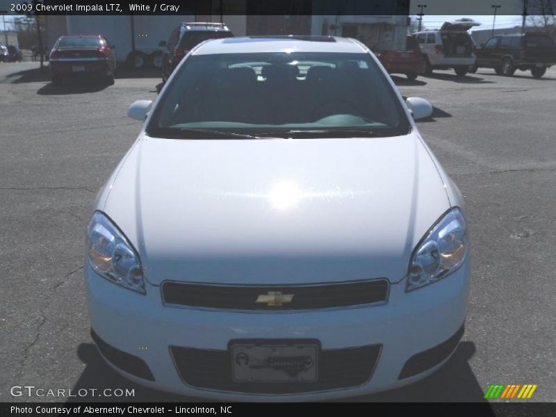 White / Gray 2009 Chevrolet Impala LTZ