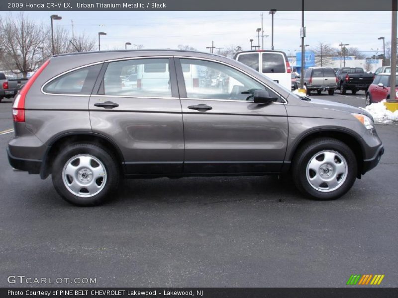 Urban Titanium Metallic / Black 2009 Honda CR-V LX