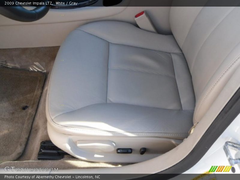 White / Gray 2009 Chevrolet Impala LTZ
