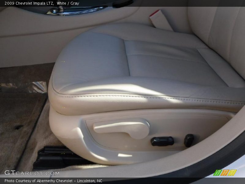 White / Gray 2009 Chevrolet Impala LTZ