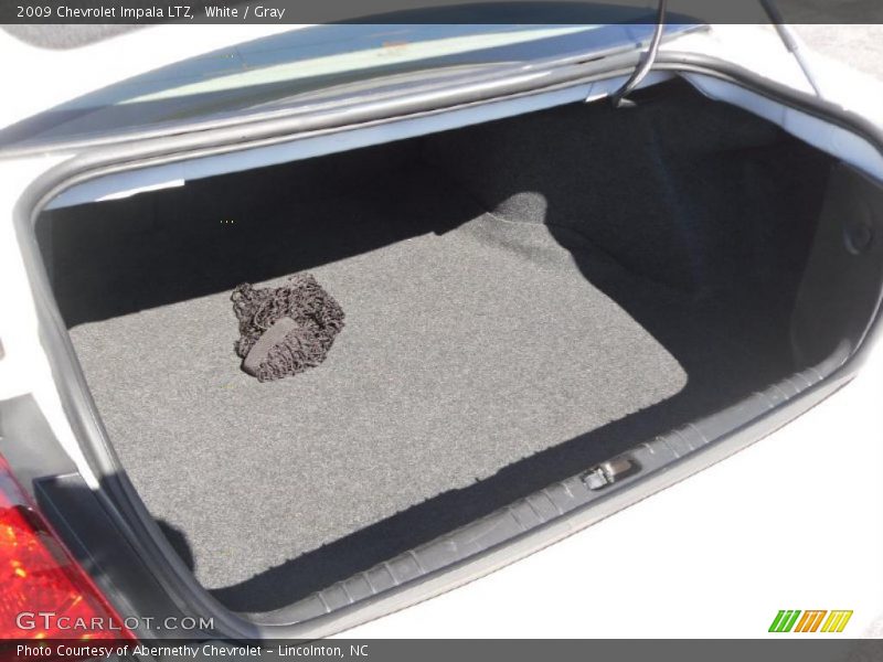 White / Gray 2009 Chevrolet Impala LTZ