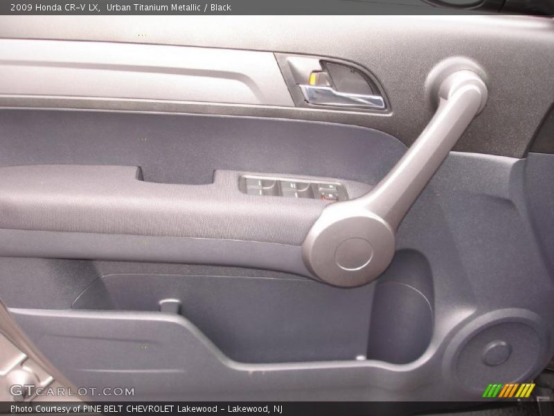 Urban Titanium Metallic / Black 2009 Honda CR-V LX