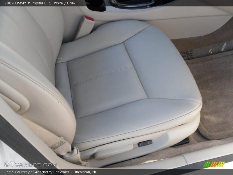 White / Gray 2009 Chevrolet Impala LTZ