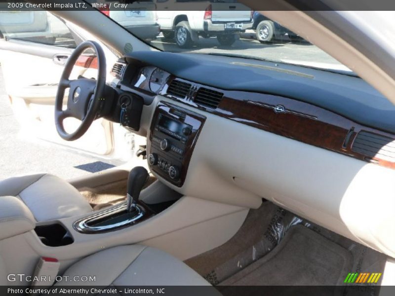 White / Gray 2009 Chevrolet Impala LTZ