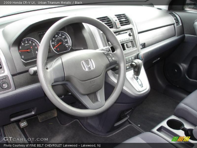 Urban Titanium Metallic / Black 2009 Honda CR-V LX