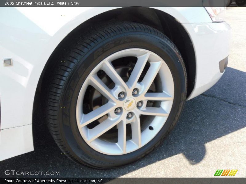 White / Gray 2009 Chevrolet Impala LTZ