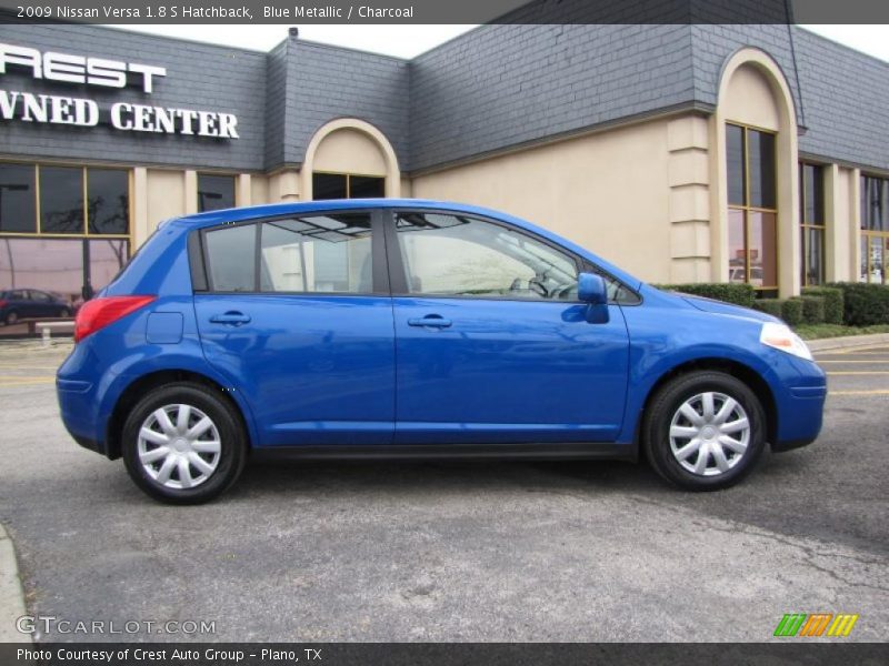 Blue Metallic / Charcoal 2009 Nissan Versa 1.8 S Hatchback