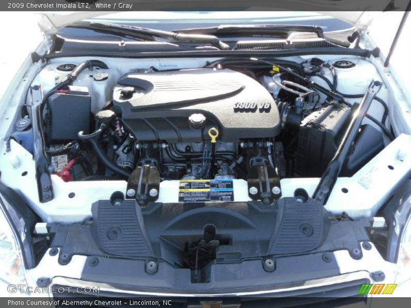 White / Gray 2009 Chevrolet Impala LTZ