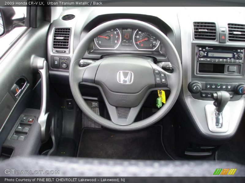 Urban Titanium Metallic / Black 2009 Honda CR-V LX