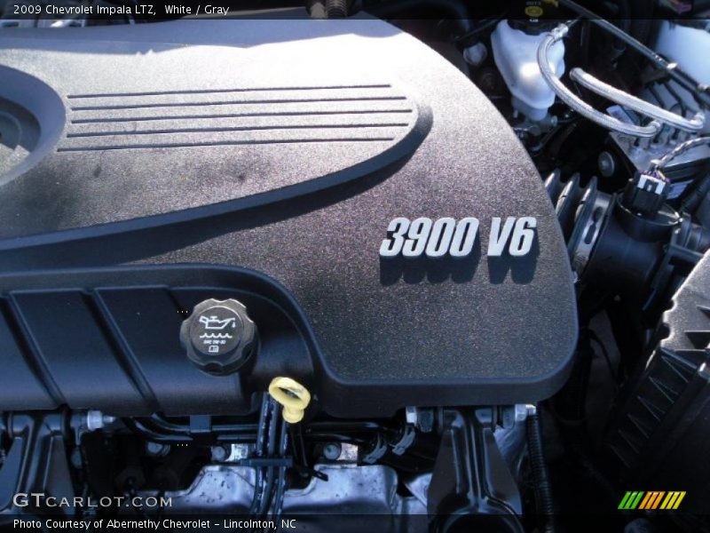 White / Gray 2009 Chevrolet Impala LTZ