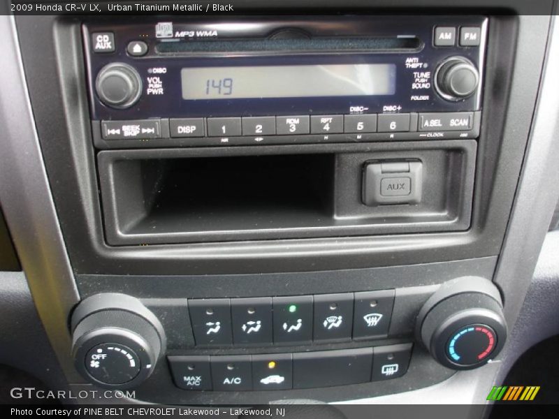 Urban Titanium Metallic / Black 2009 Honda CR-V LX