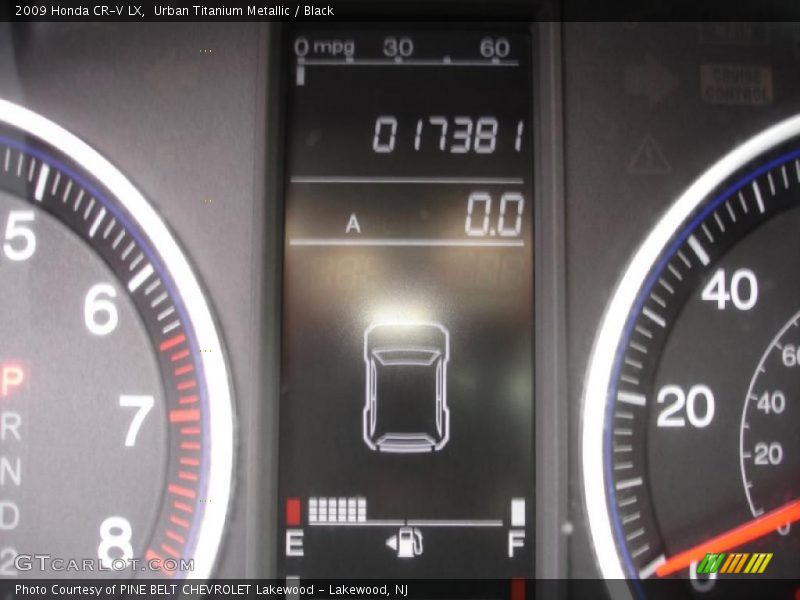 Urban Titanium Metallic / Black 2009 Honda CR-V LX