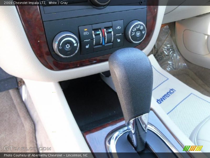 White / Gray 2009 Chevrolet Impala LTZ