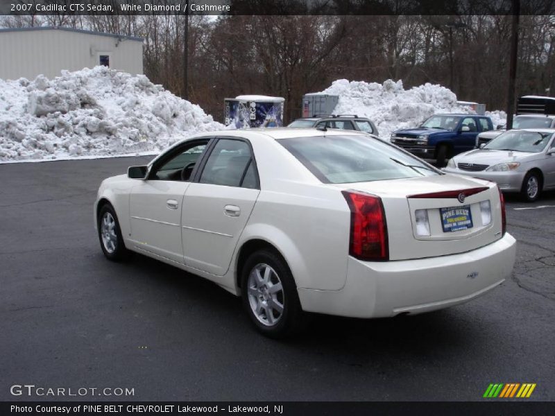 White Diamond / Cashmere 2007 Cadillac CTS Sedan
