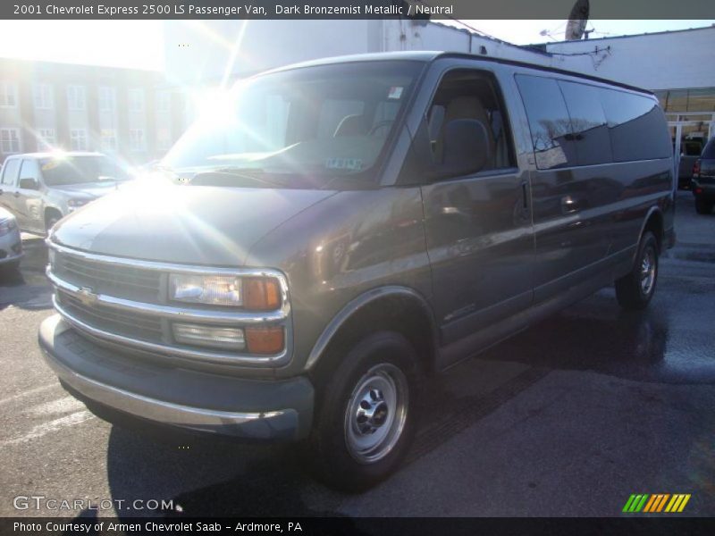 Dark Bronzemist Metallic / Neutral 2001 Chevrolet Express 2500 LS Passenger Van