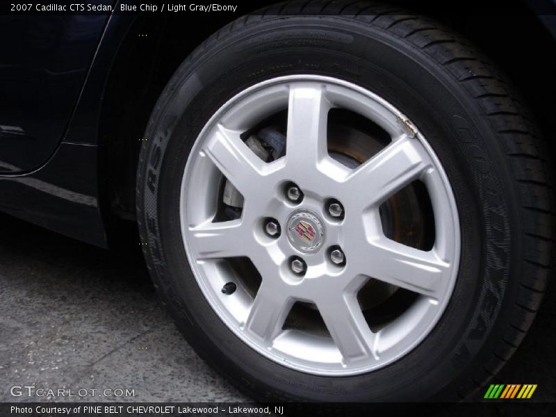 Blue Chip / Light Gray/Ebony 2007 Cadillac CTS Sedan