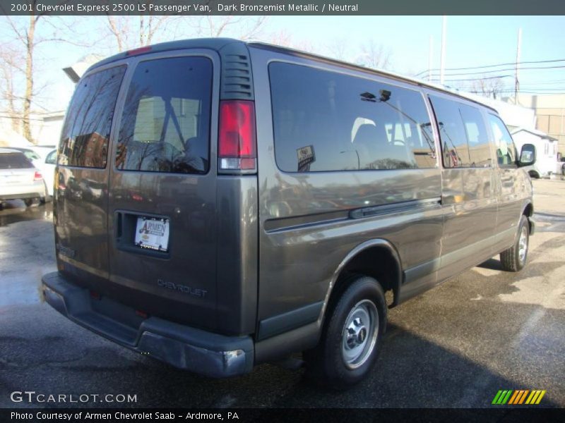 Dark Bronzemist Metallic / Neutral 2001 Chevrolet Express 2500 LS Passenger Van