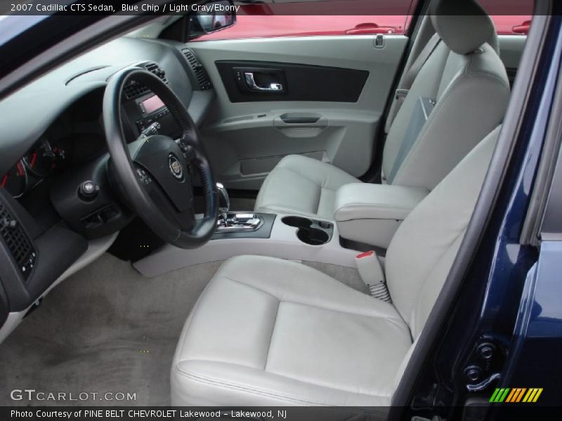 Blue Chip / Light Gray/Ebony 2007 Cadillac CTS Sedan