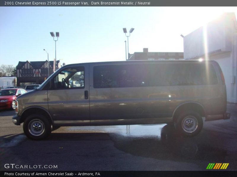 Dark Bronzemist Metallic / Neutral 2001 Chevrolet Express 2500 LS Passenger Van