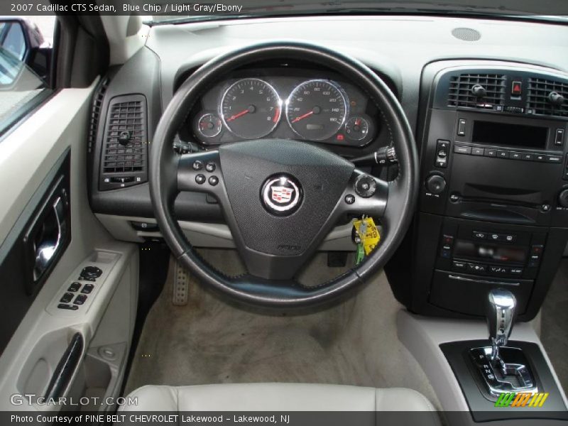 Blue Chip / Light Gray/Ebony 2007 Cadillac CTS Sedan