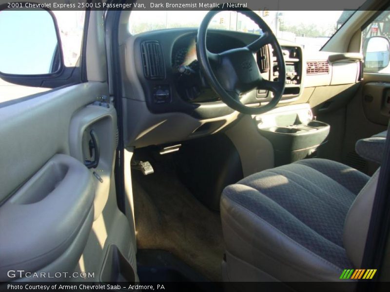 Dark Bronzemist Metallic / Neutral 2001 Chevrolet Express 2500 LS Passenger Van