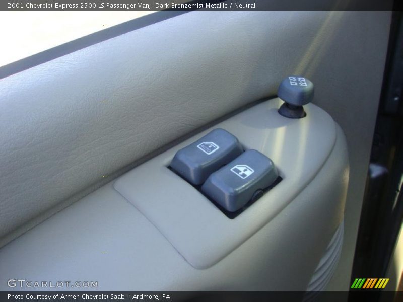 Dark Bronzemist Metallic / Neutral 2001 Chevrolet Express 2500 LS Passenger Van