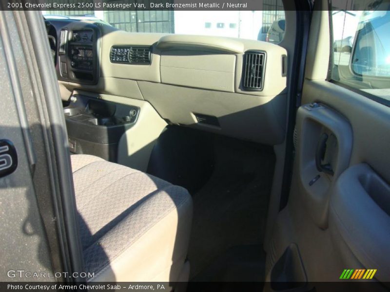 Dark Bronzemist Metallic / Neutral 2001 Chevrolet Express 2500 LS Passenger Van