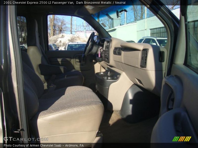 Dark Bronzemist Metallic / Neutral 2001 Chevrolet Express 2500 LS Passenger Van