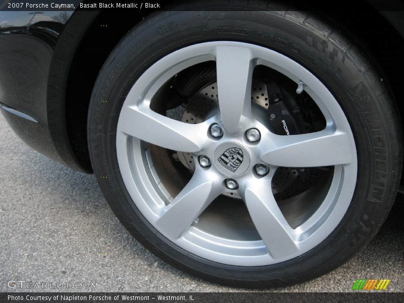 Basalt Black Metallic / Black 2007 Porsche Cayman