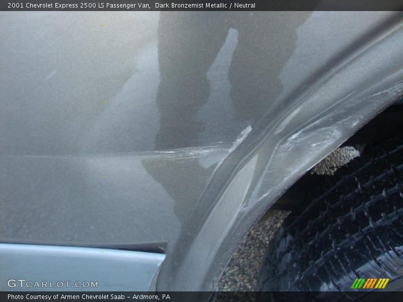 Dark Bronzemist Metallic / Neutral 2001 Chevrolet Express 2500 LS Passenger Van