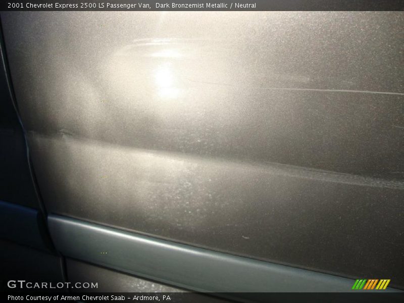 Dark Bronzemist Metallic / Neutral 2001 Chevrolet Express 2500 LS Passenger Van