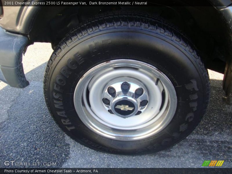 Dark Bronzemist Metallic / Neutral 2001 Chevrolet Express 2500 LS Passenger Van