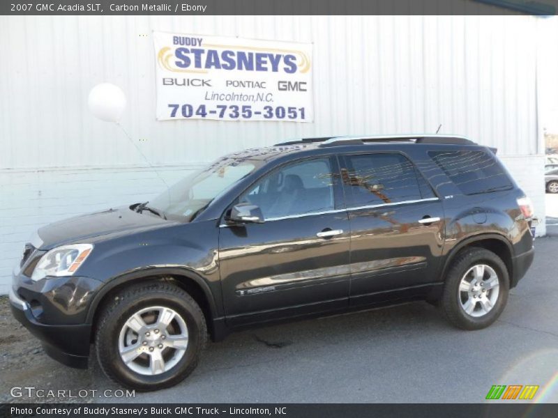 Carbon Metallic / Ebony 2007 GMC Acadia SLT