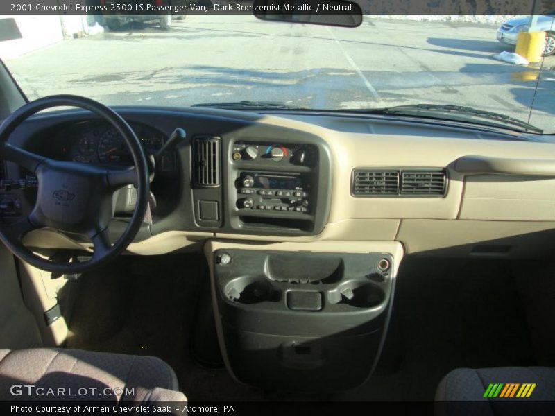 Dark Bronzemist Metallic / Neutral 2001 Chevrolet Express 2500 LS Passenger Van