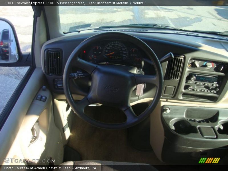 Dark Bronzemist Metallic / Neutral 2001 Chevrolet Express 2500 LS Passenger Van