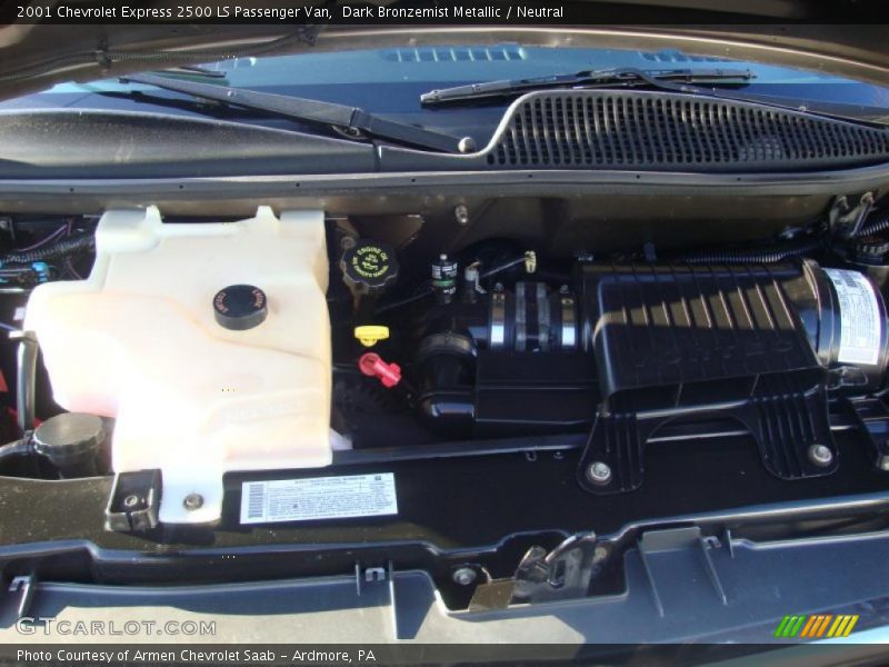 Dark Bronzemist Metallic / Neutral 2001 Chevrolet Express 2500 LS Passenger Van