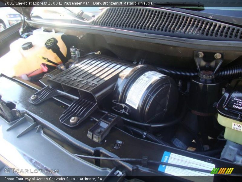 Dark Bronzemist Metallic / Neutral 2001 Chevrolet Express 2500 LS Passenger Van