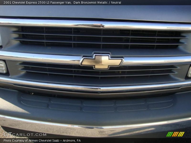 Dark Bronzemist Metallic / Neutral 2001 Chevrolet Express 2500 LS Passenger Van