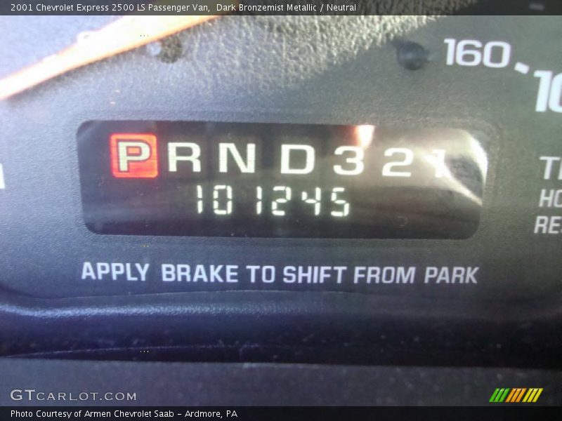 Dark Bronzemist Metallic / Neutral 2001 Chevrolet Express 2500 LS Passenger Van