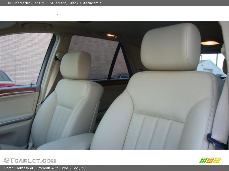 Black / Macadamia 2007 Mercedes-Benz ML 350 4Matic