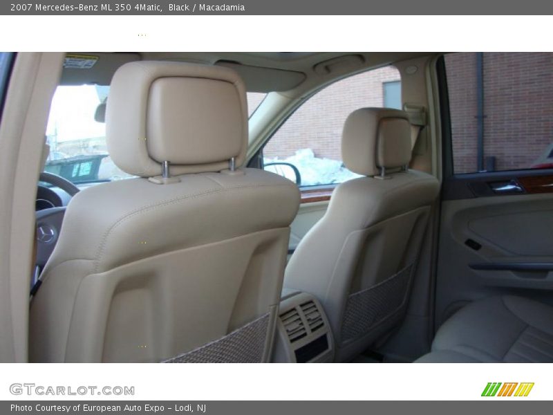 Black / Macadamia 2007 Mercedes-Benz ML 350 4Matic
